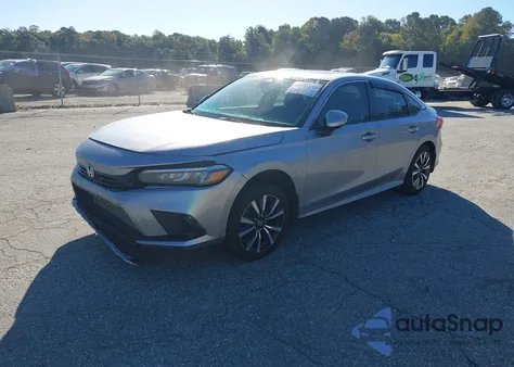 2022 Honda Civic Ex из США, поврежденный, VIN 2HGFE1F72NH312444